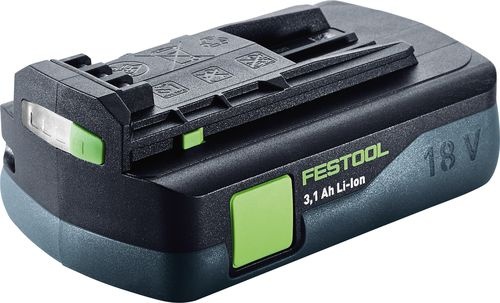 Festool Batteri BP 18 Li 3,1 C i gruppen Maskintillbehör / Batterier & Laddare / Batterier hos Protools Sweden AB (32201789)