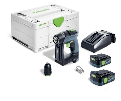 Festool Skruvdragare CXS 12 2,5-Plus i gruppen Maskiner & Verktyg / Skruvdragare hos Protools Sweden AB (32576864)