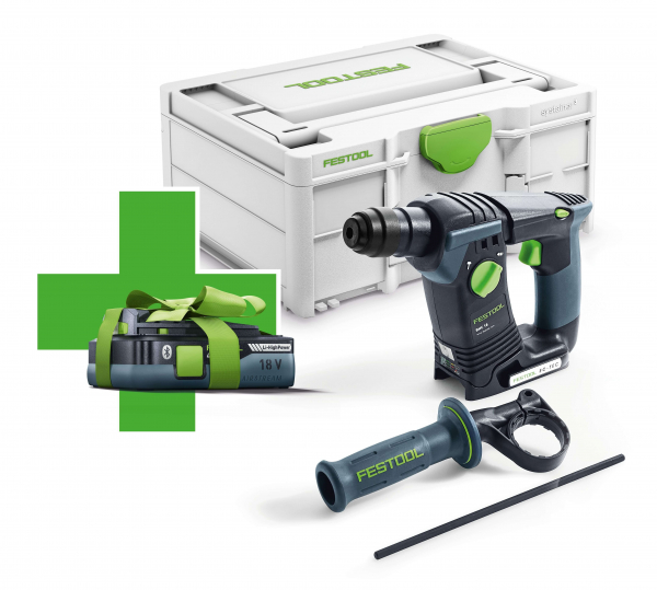 Festool Borrhammare BHC 18-Basic-4,0 i gruppen Maskiner & Verktyg / Borrhammare hos Protools Sweden AB (32577057)