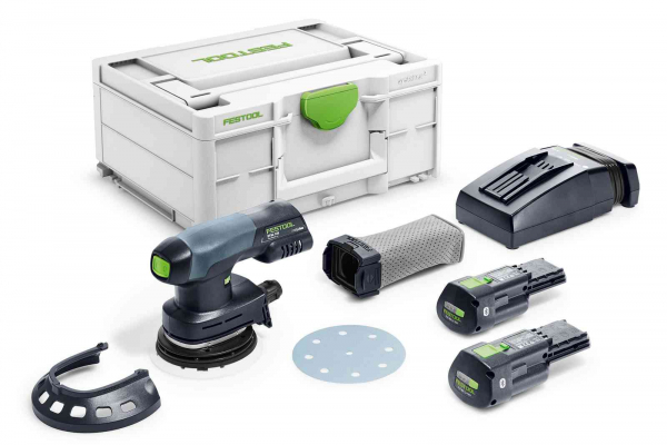 Festool Batterislip Rund Excenter ETSC 125 3,0 I-Plus i gruppen Maskiner & Verktyg / Slipmaskiner hos Protools Sweden AB (32577694)