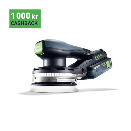 Festool Batterislip Rund Excenter ETSC 2 125 4,0 I-Plus i gruppen Maskiner & Verktyg / Slipmaskiner hos Protools Sweden AB (32577736)