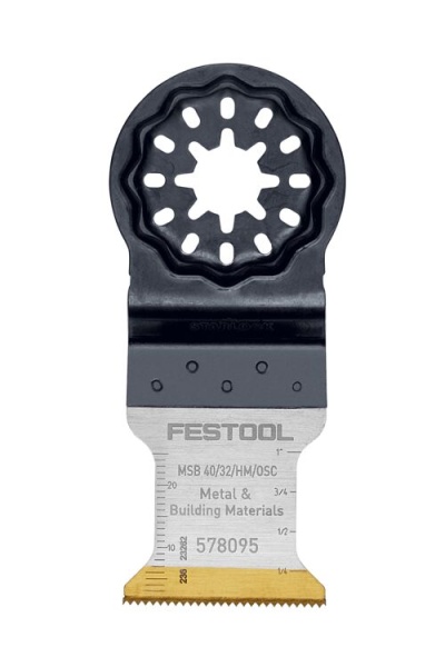 Festool Carbide-sågblad MSB 40/32/HM/OSC i gruppen Maskintillbehör / Såga / Sågblad / Övriga sågblad hos Protools Sweden AB (32578095)