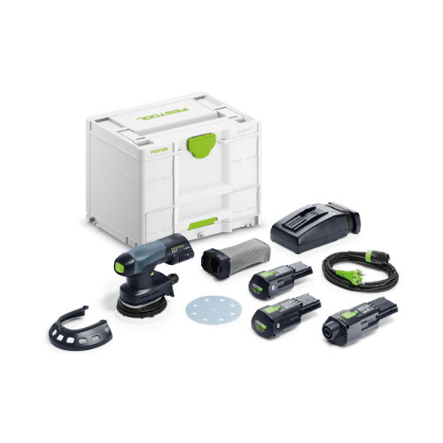 Festool Batterislip Rund Excenter ETSC 125 3,0 I-Set i gruppen Maskiner & Verktyg / Slipmaskiner / Vägg- och takslip hos Protools Sweden AB (32578142)