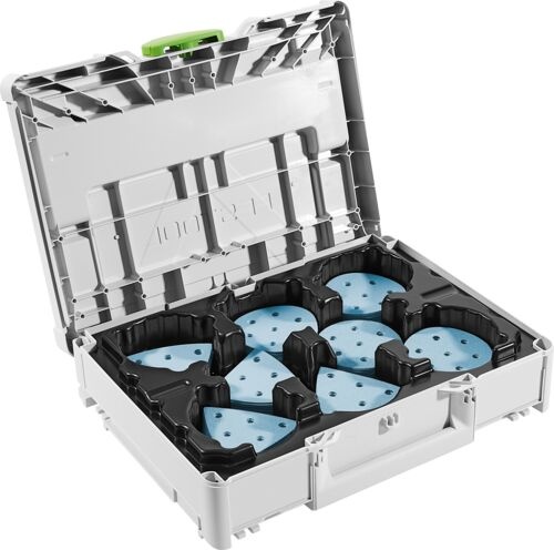 Festool Slippappers-Systainer³ SYS-STF D90/V93 GR-Set Granat i gruppen Maskintillbehör / Slipmaskiner / Slippapper / Granat hos Protools Sweden AB (32578196)