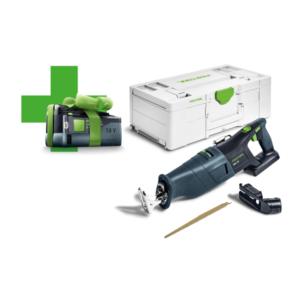 Festool Batteridriven tigersåg RSC 18 EB-Basic-5,0 i gruppen Maskiner & Verktyg / Sågar / Tigersågar hos Protools Sweden AB (32578409)