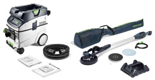 Festool Vägg- & takslip damms. PLANEX LHS-E 225/CTL 36Set i gruppen Maskiner & Verktyg / Slipmaskiner / Vägg- och takslip hos Protools Sweden AB (32578417)