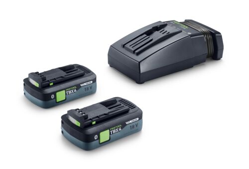 Festool Startset 18V 2xTBX4/TCL6 i gruppen Maskintillbehör / Batterier & Laddare / Batteri- & Laddpaket hos Protools Sweden AB (32578731)