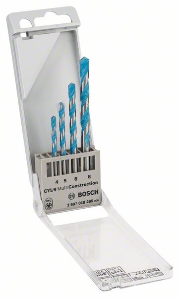 Bosch 4-delars universalborrsats CYL-9 Multi Construction 4; i gruppen Maskintillbehör / Borra & Skruva / Borr hos Protools Sweden AB (762607018285)