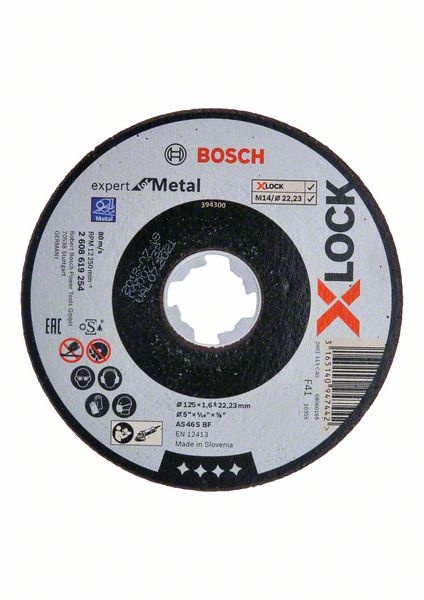 Bosch X-LOCK Expert for Metal i gruppen Maskintillbehör / Kapa & Slipa / Kap- & Slipskivor hos Protools Sweden AB (76260861925Metal)