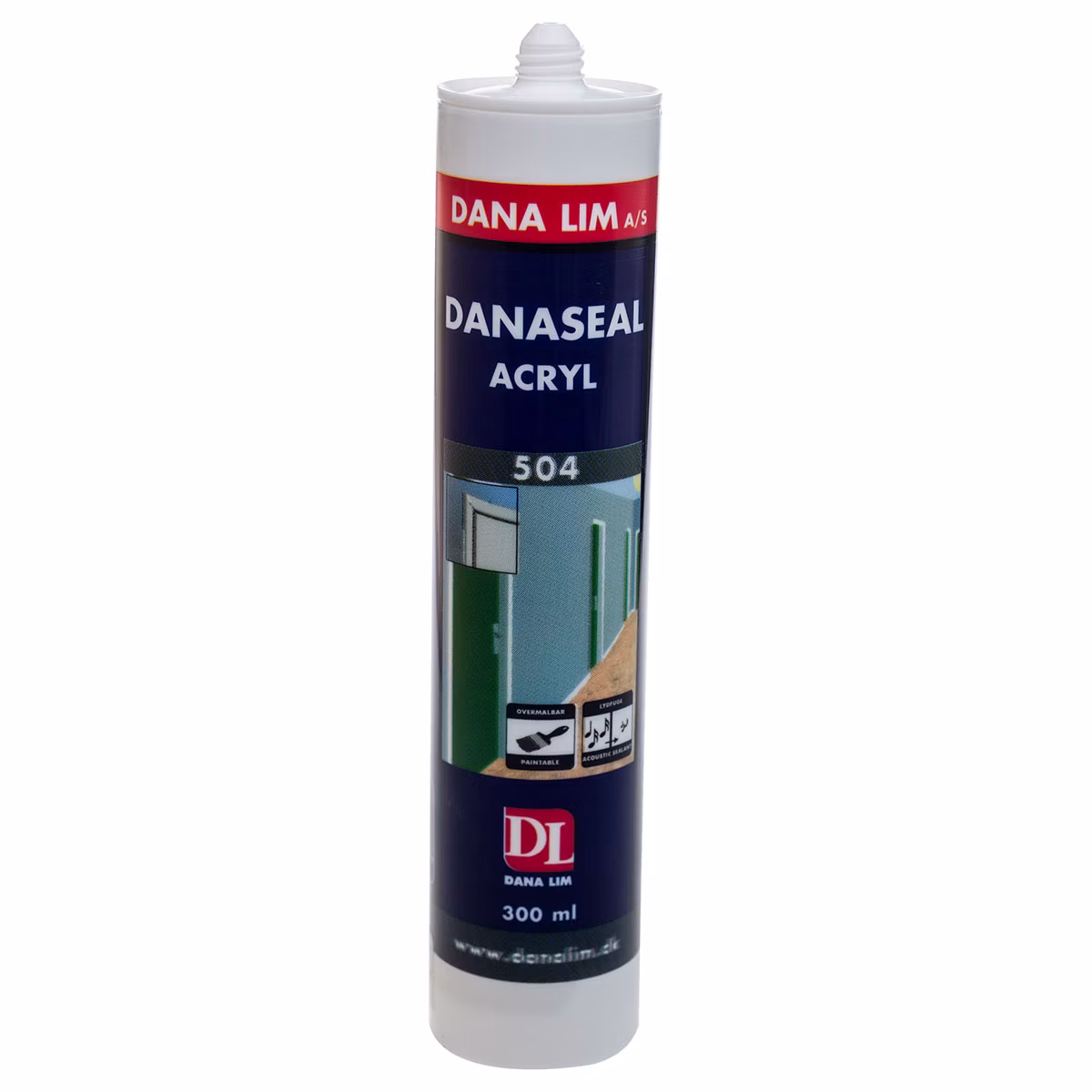 Dana Lim Akrylfogmassa 504 Svart 300ml i gruppen Lim & Fog / Fogmassor hos Protools Sweden AB (8850445)