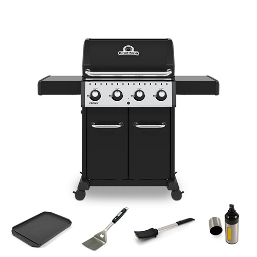 Broil King Gasolgrill Crown 420 + Grillpaket i gruppen Grillar / Gasolgrillar hos Protools Sweden AB (93865253)