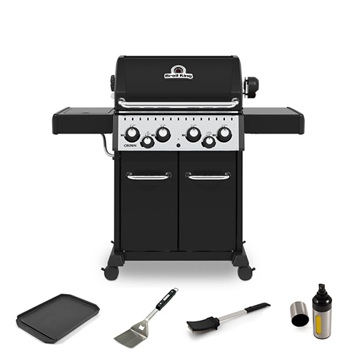 Broil King Gasolgrill Crown 490 + Grillpaket i gruppen Grillar / Gasolgrillar hos Protools Sweden AB (93865283)