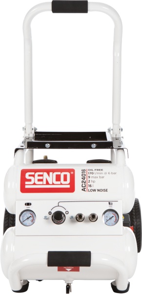 Senco kompressor 9 bar AC24016, oljefri, low noise i gruppen Maskiner & Verktyg / Kompressorer hos Protools Sweden AB (94AFN0022)