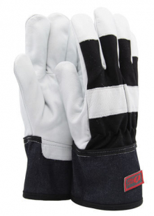 Soft Touch Getskinn Fodrad Herr arbetshandske