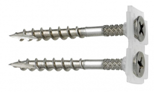 Trallskruv bandad A4