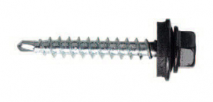 Farmarskruv, lackerad, elförzinkad, 4,8x35 mm