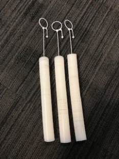 Protools Knappar plast vita 1" / 25mm 13 000st