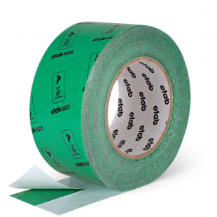 Tejp Byggfolie flexibel Grön Split-liner 60mmx25m