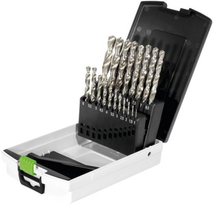 Festool Borrbox HSS stålborr HSS D 1-10 Sort/19