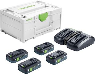 Festool Laddpaket SYS 18V 4x4,0/TCL 6 DUO