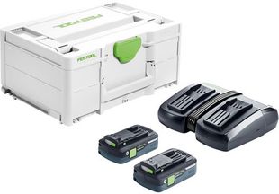 Festool Laddpaket SYS 18V 2x4,0/TCL 6 DUO