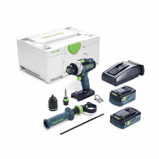 Festool Skruvdragare TDC 18/4 5,0/4,0 I-Plus QUADRIVE