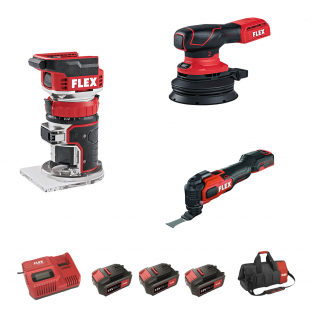 Flex Pack Slip & Fräs 18Volt