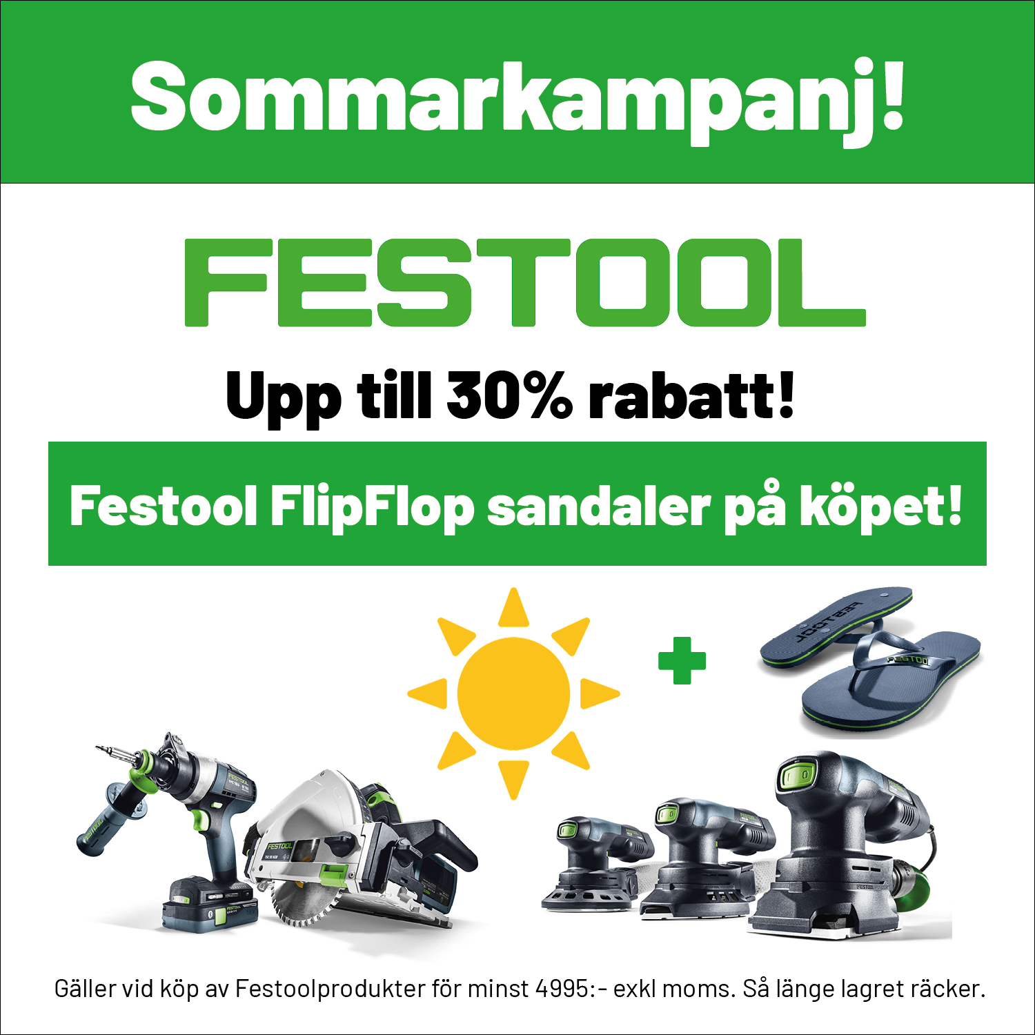 Festool Sommarkampanj 2025