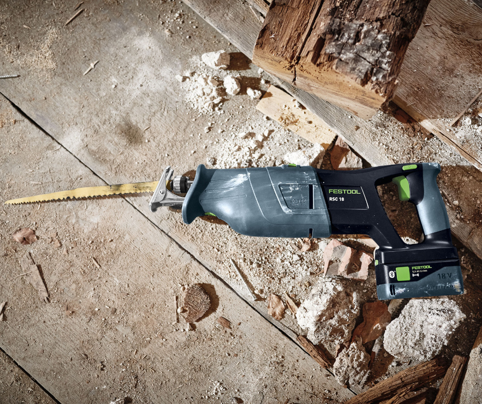 Festool Batteridriven tigersåg RSC 18 5,0 EB-Plus Festool Batteridriven tigersåg RSC 18 5,0 EB-Plus