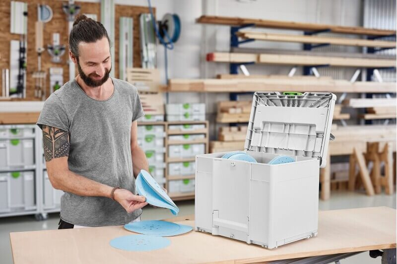 Festool Slippappers-Systainer³ Granat SYS-STF D225 GR-Set Festool Slippappers-Systainer³ Granat SYS-STF D225 GR-Set