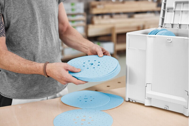 Festool Slippappers-Systainer³ Granat SYS-STF D225 GR-Set Festool Slippappers-Systainer³ Granat SYS-STF D225 GR-Set